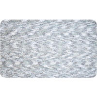 BADEMATTE Grund Silberfarben 60/90 cm  - Silberfarben, Basics, Kunststoff/Textil (60/90cm) - Grund