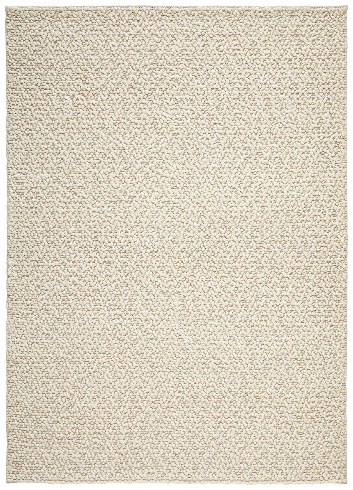 HANDWEBTEPPICH 160/230 cm Weiß  - Weiß, Natur, Textil (160/230cm) - Linea Natura
