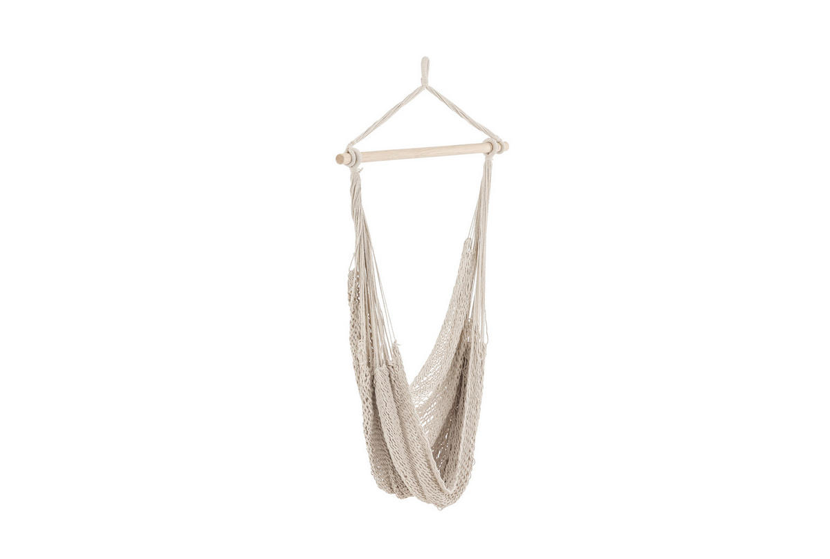 HÄNGESESSEL 110/135/34 cm  - Weiß, KONVENTIONELL, Textil (110/135/34cm) - Gardenson