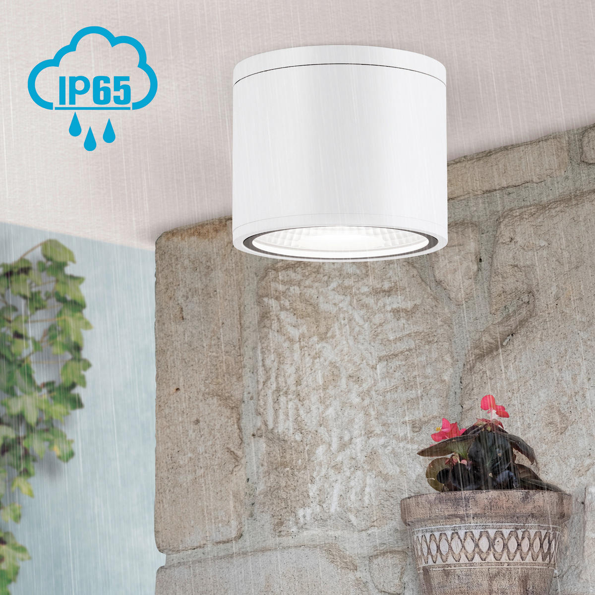 LED-BADEZIMMER-DECKENLEUCHTE Sputnik 14,5/12 cm   - Goldfarben, Basics, Glas/Metall (14,5/12cm)