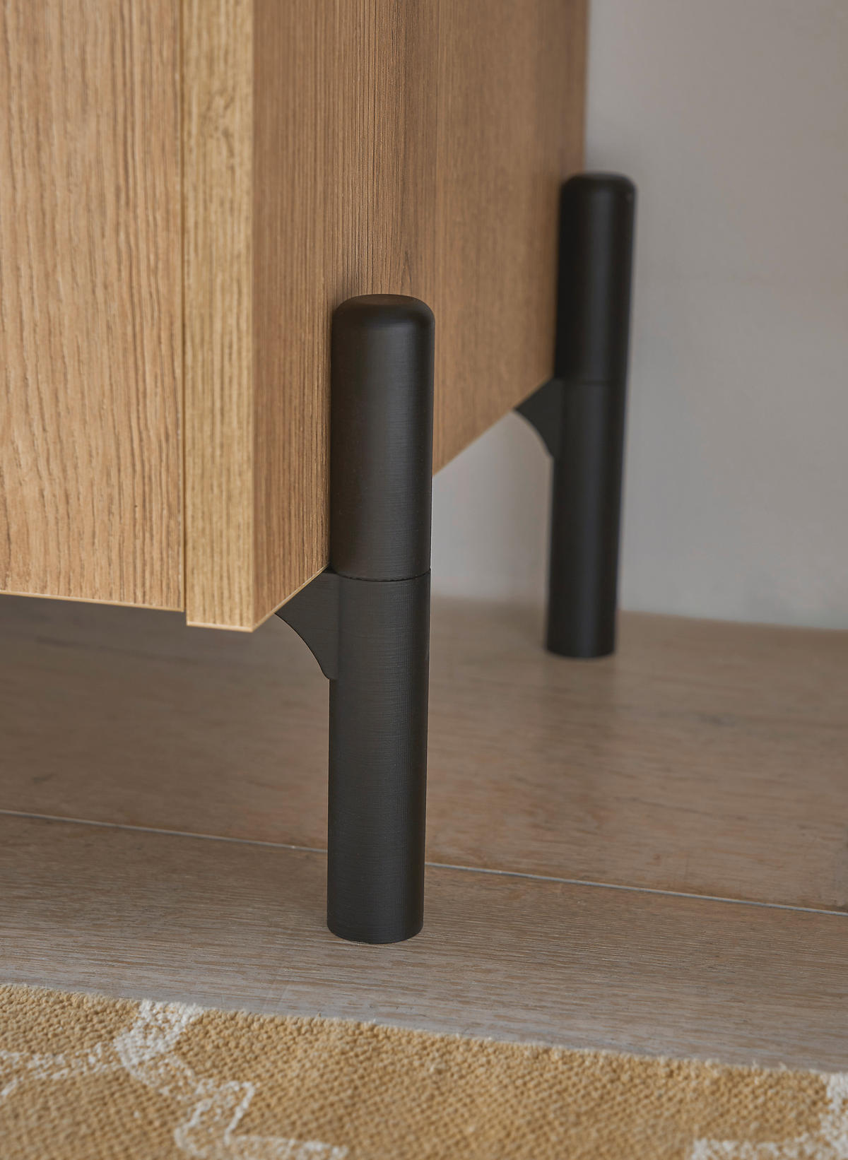 WASCHBECKENUNTERSCHRANK 80/60/36 cm  - Eichefarben/Schwarz, Modern, Holzwerkstoff/Kunststoff (80/60/36cm) - MID.YOU