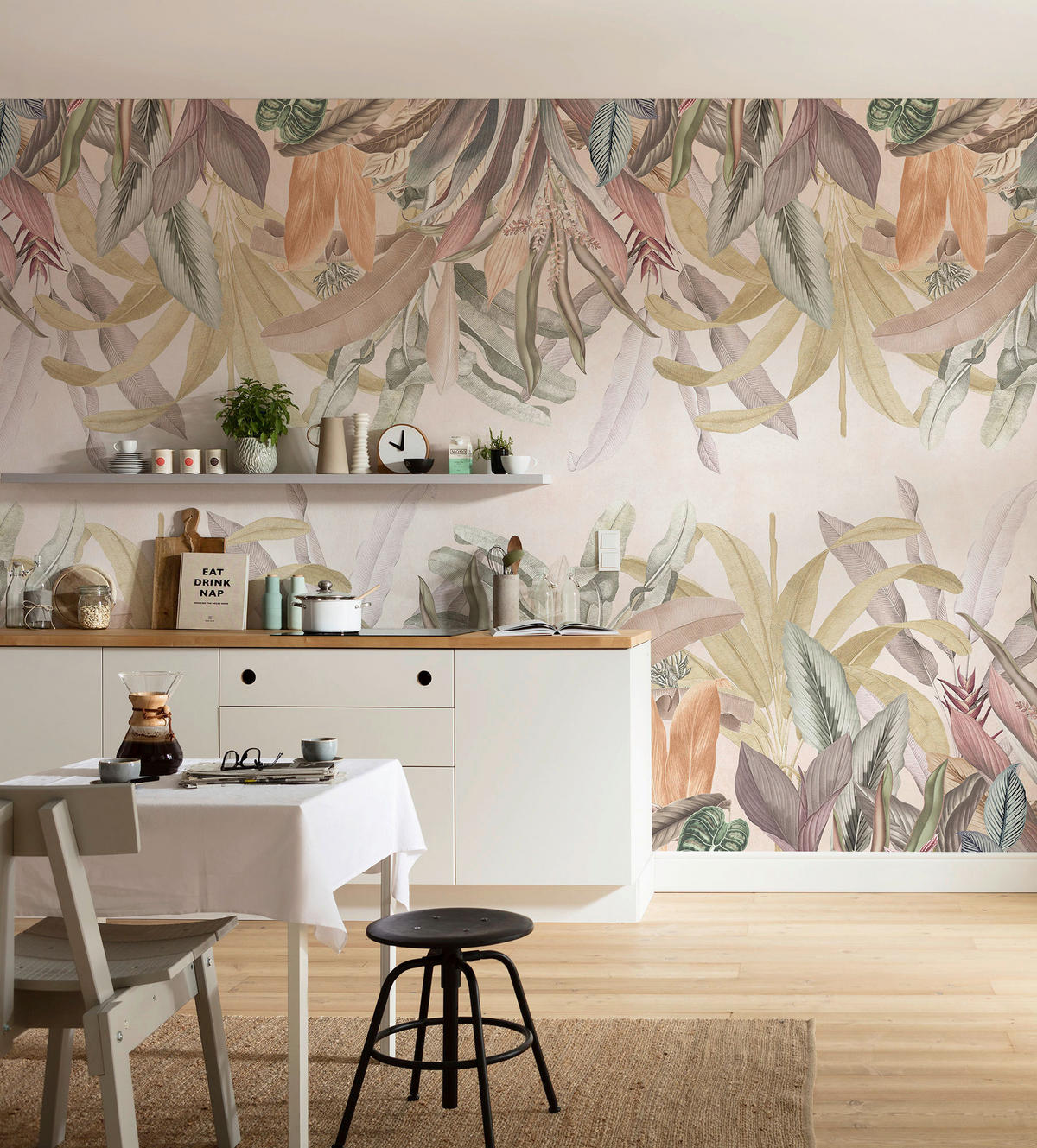 VLIESTAPETE - Rot/Braun, Basics (200/250cm) - Komar