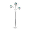 GOLVLAMPA 67/30/200 cm    - vit/kromfärg, Design, metall/glas (67/30/200cm) - Trio Leuchten