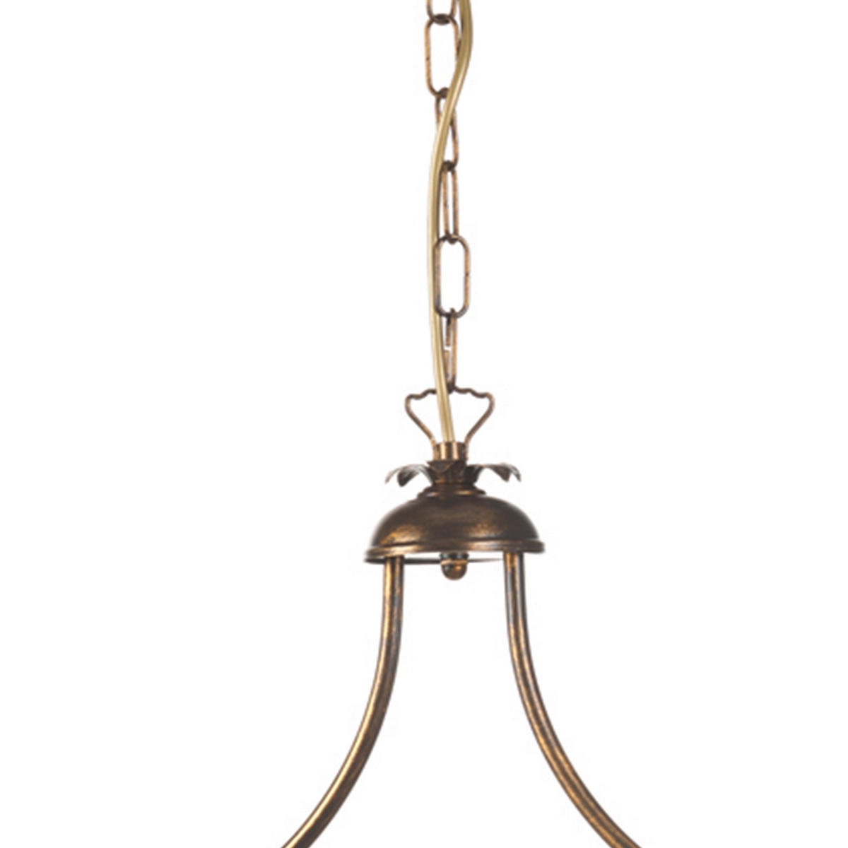 HÄNGELEUCHTE 4807 CORINNE 85/30/110 cm   - Braun, Basics, Metall (85/30/110cm)