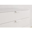 KOMMODE  in 80/81/42 cm  - Weiß, Design, Holzwerkstoff/Metall (80/81/42cm) - Carryhome