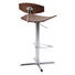 BARHOCKER in Chromfarben, Walnussfarben - Chromfarben/Walnussfarben, Design, Holz/Metall (44/103/42cm) BARHOCKER in Chromfarben, Walnussfarben - Chromfarben/Walnussfarben, Design, Holz/Metall (44/103/42cm)