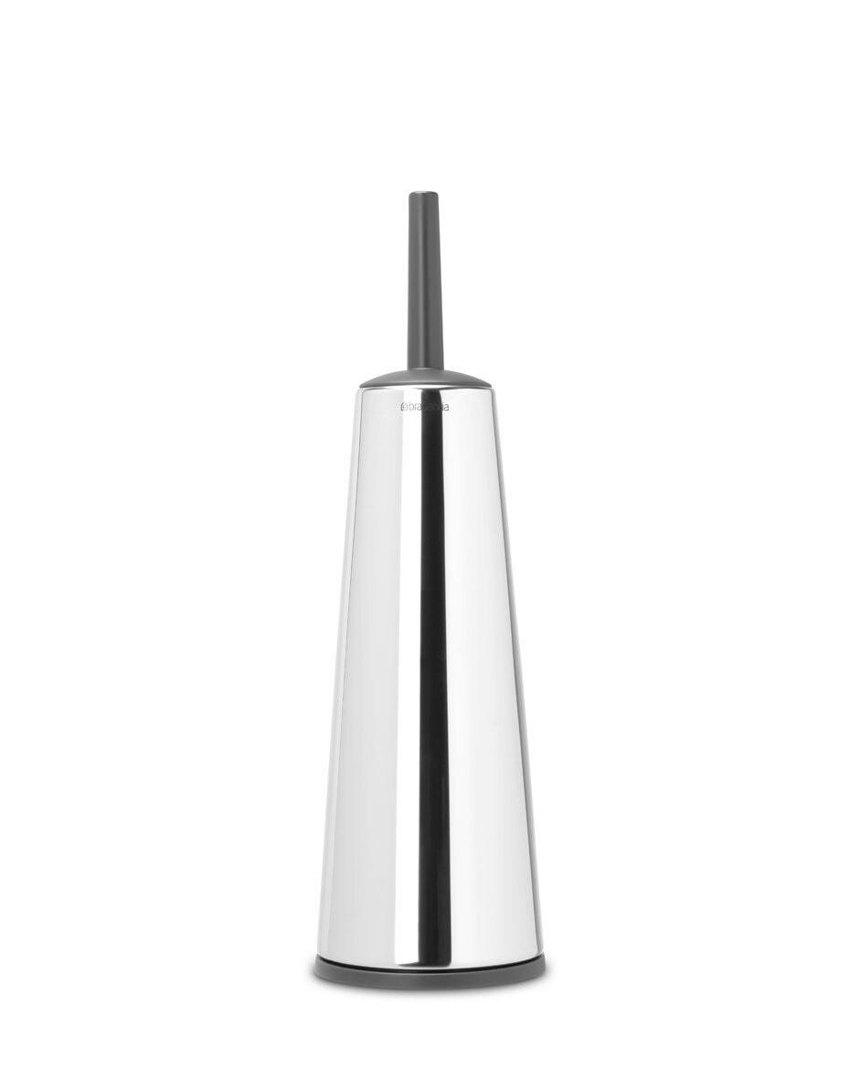 WC-GARNITURA S ŠČETKO - barve kroma/črna, Basics, kovina/umetna masa (12/42/12cm) - Brabantia