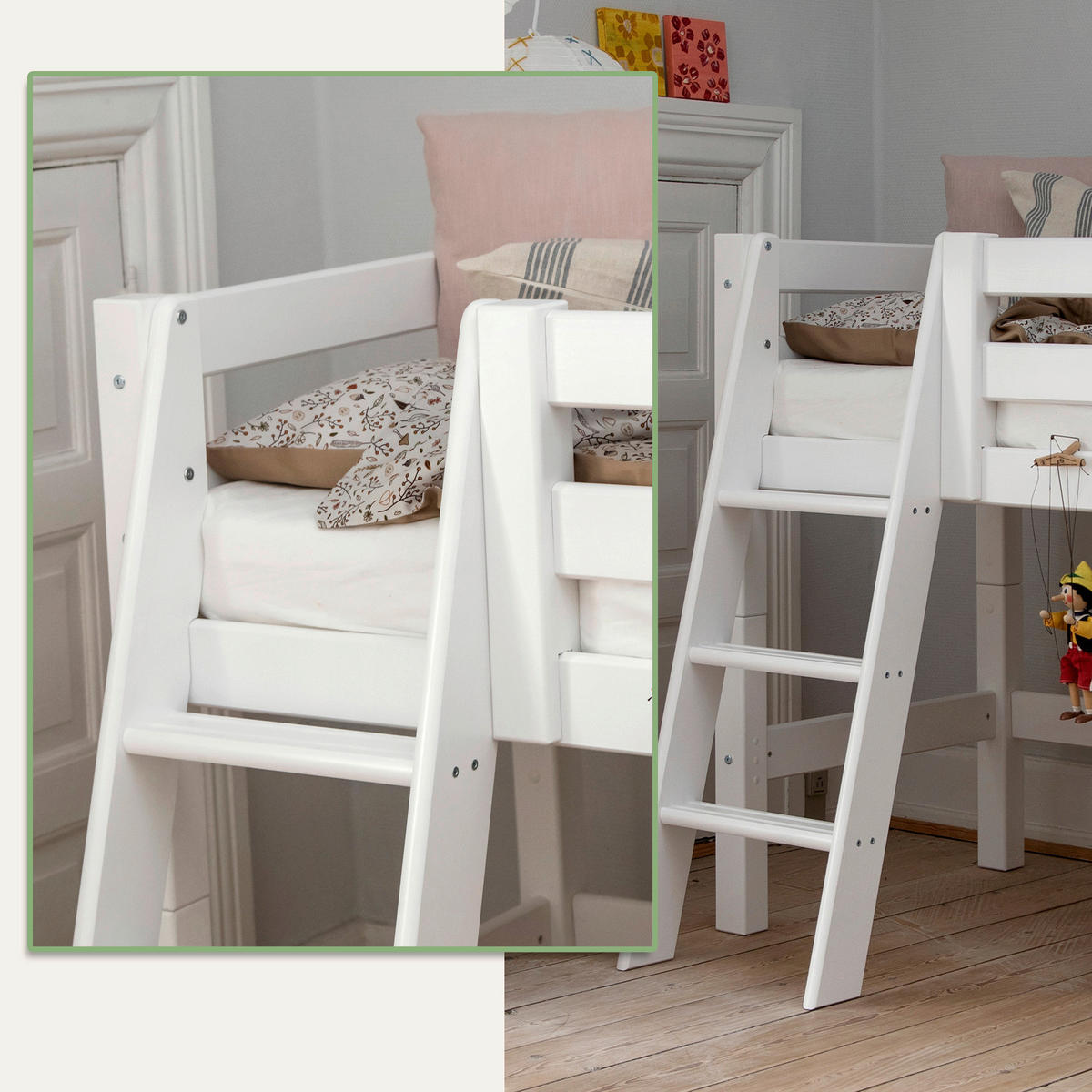 KINDERMATRATZE Höhe ca. 12 cm  - Weiß, Basics, Textil (160/12/70cm) - Hoppekids