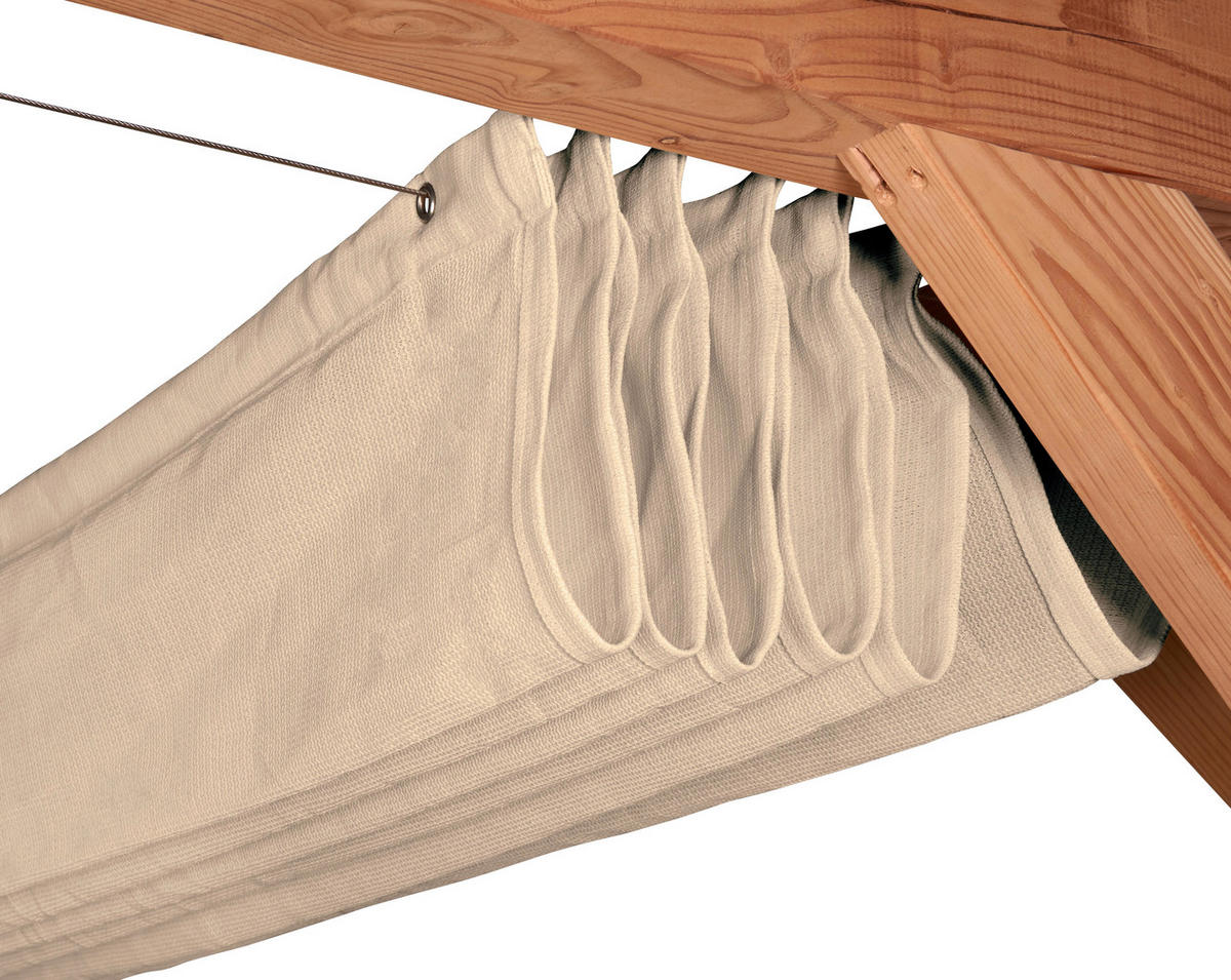 SONNENSEGEL  - Weiß, MODERN, Kunststoff (290/1/500cm) - Gardenson