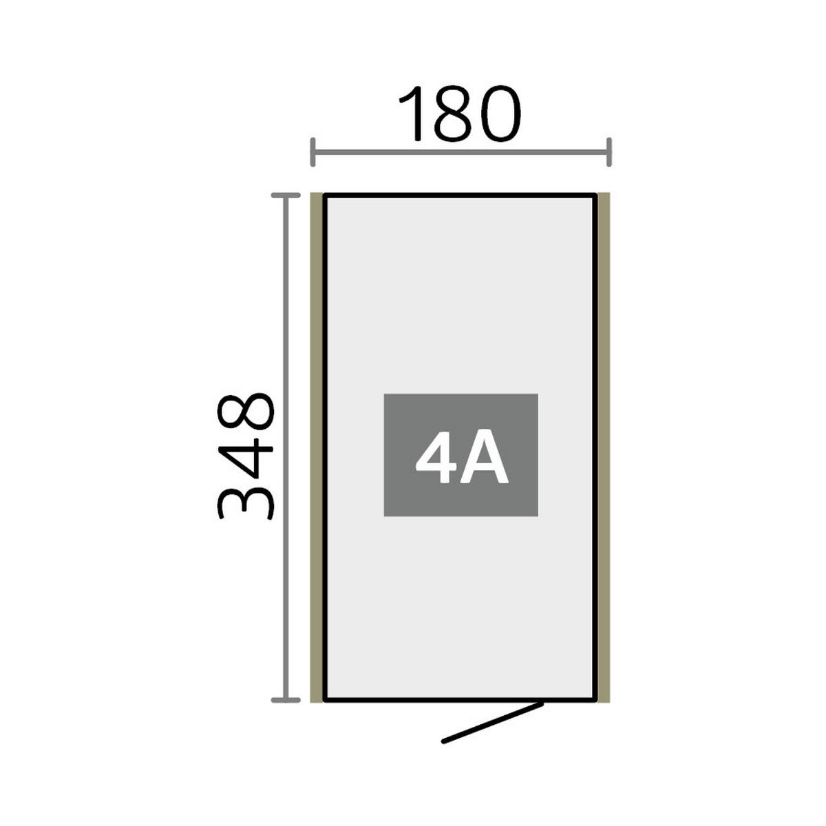 GERÄTEHAUS Metall  - Silberfarben, Basics, Metall (180/222/348cm) - Biohort