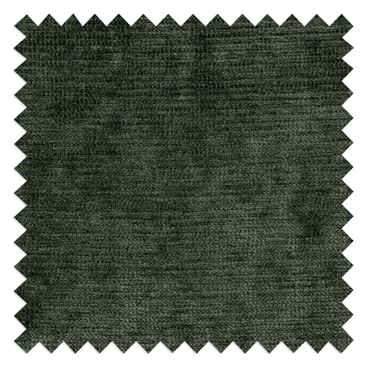 ECKSOFA in Chenille Dunkelgrün  - Dunkelgrün/Schwarz, Modern, Kunststoff/Textil (269/184cm) - Trendmanufaktur