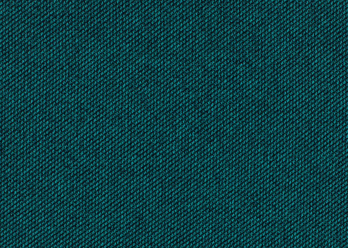 WOHNLANDSCHAFT in Webstoff Petrol  - Petrol/Schwarz, Design, Textil/Metall (216/385/177cm) - Welnova