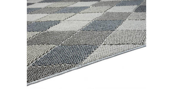 WEBTEPPICH 160/230 cm Blau, Grau - Blau/Grau, Design, Textil (160/230cm) - Novel