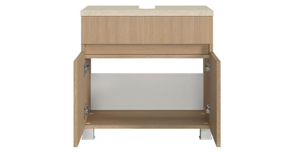 WASCHBECKENUNTERSCHRANK 60/54/35 cm  - Sandfarben/Eichefarben, KONVENTIONELL, Holzwerkstoff/Kunststoff (60/54/35cm) - Xora