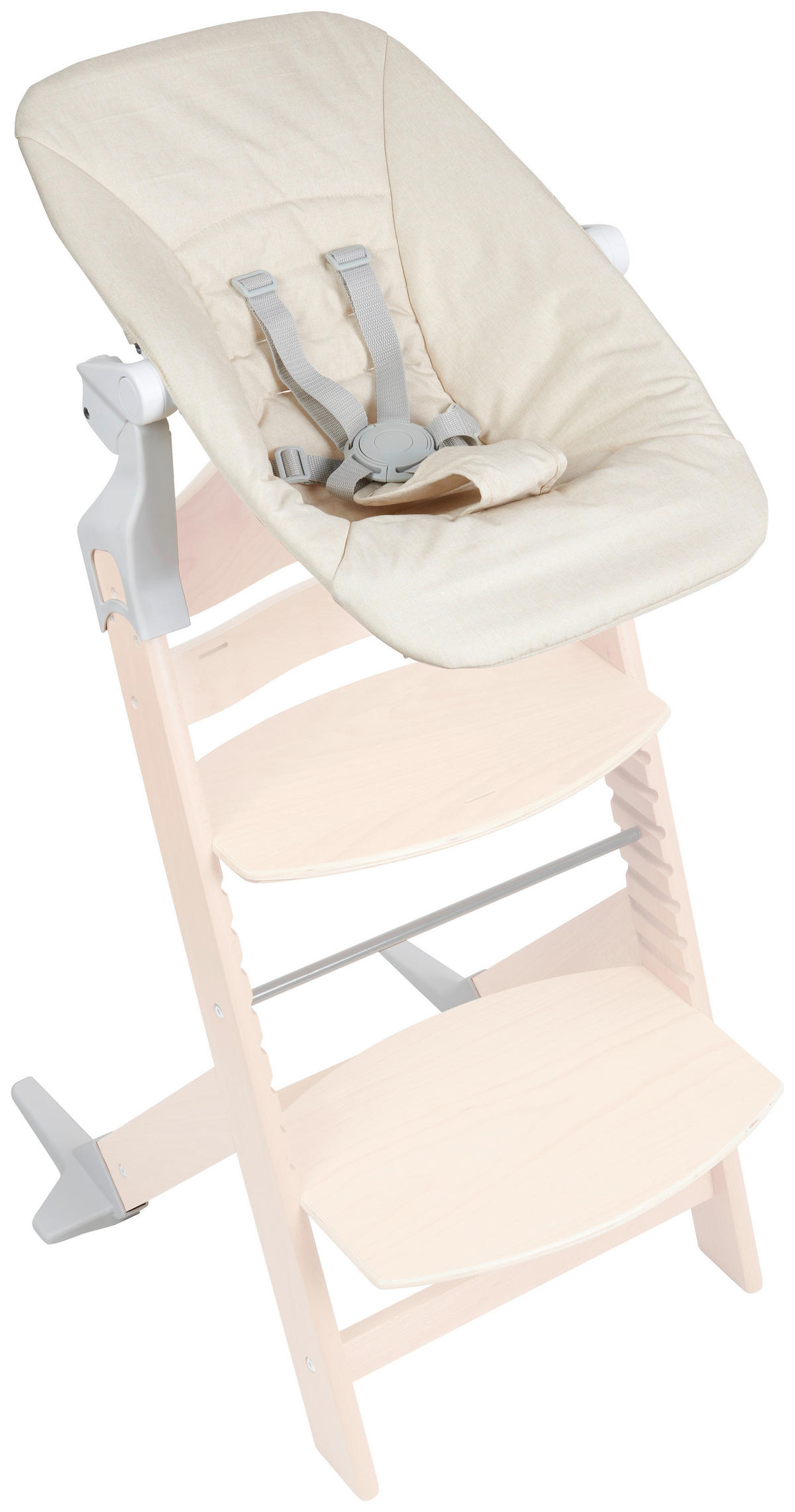 DETSKÉ HOJDACIE KRESIELKO - béžová, Basics, kov/textil (66/45/48-58cm) - My Baby Lou