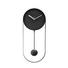 WANDUHR Schwarz - Schwarz, KONVENTIONELL, Metall (14/35/5cm) WANDUHR Schwarz - Schwarz, KONVENTIONELL, Metall (14/35/5cm)