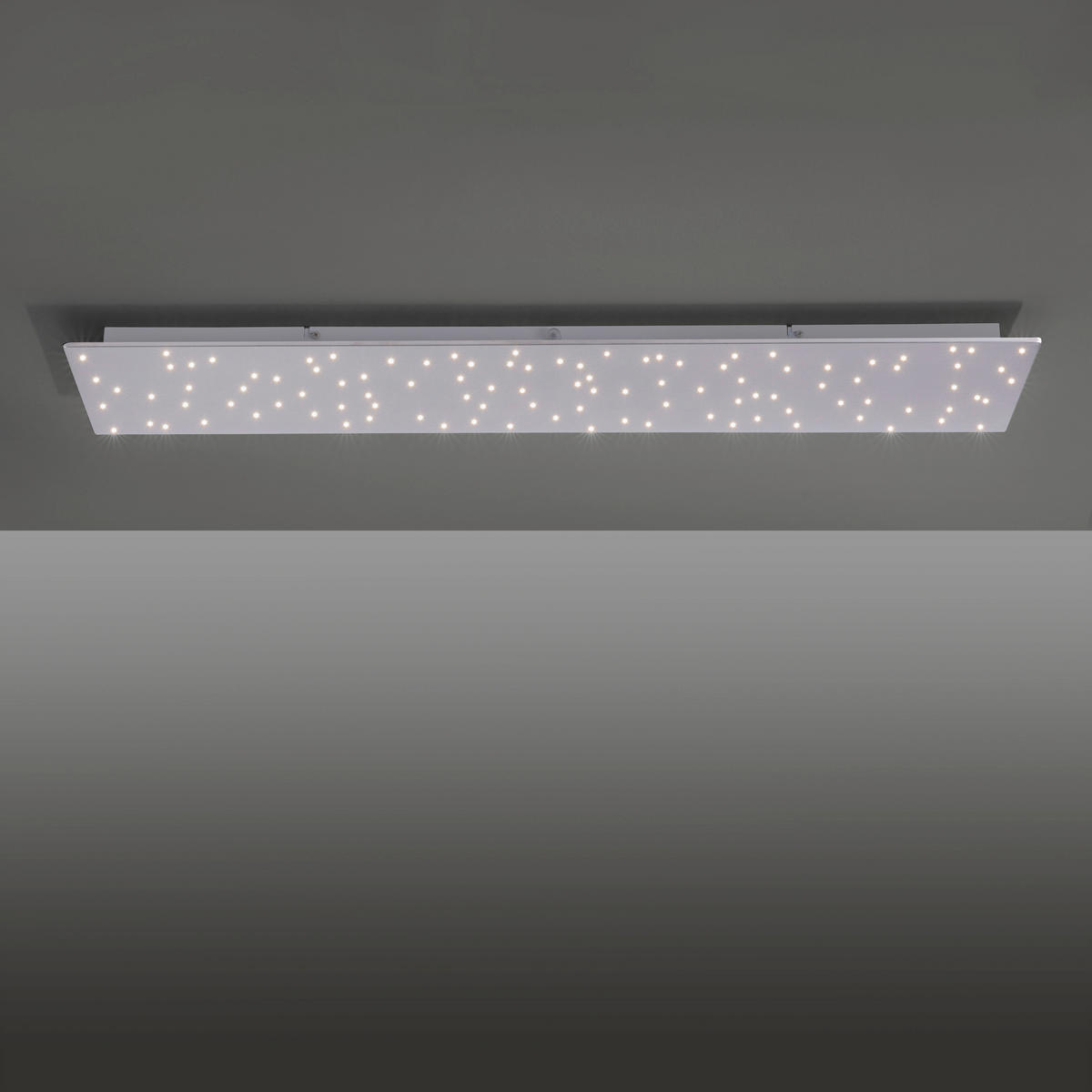 DECKENLEUCHTE 18 W    100/25/4 cm  - Silberfarben, Design, Metall (100/25/4cm)