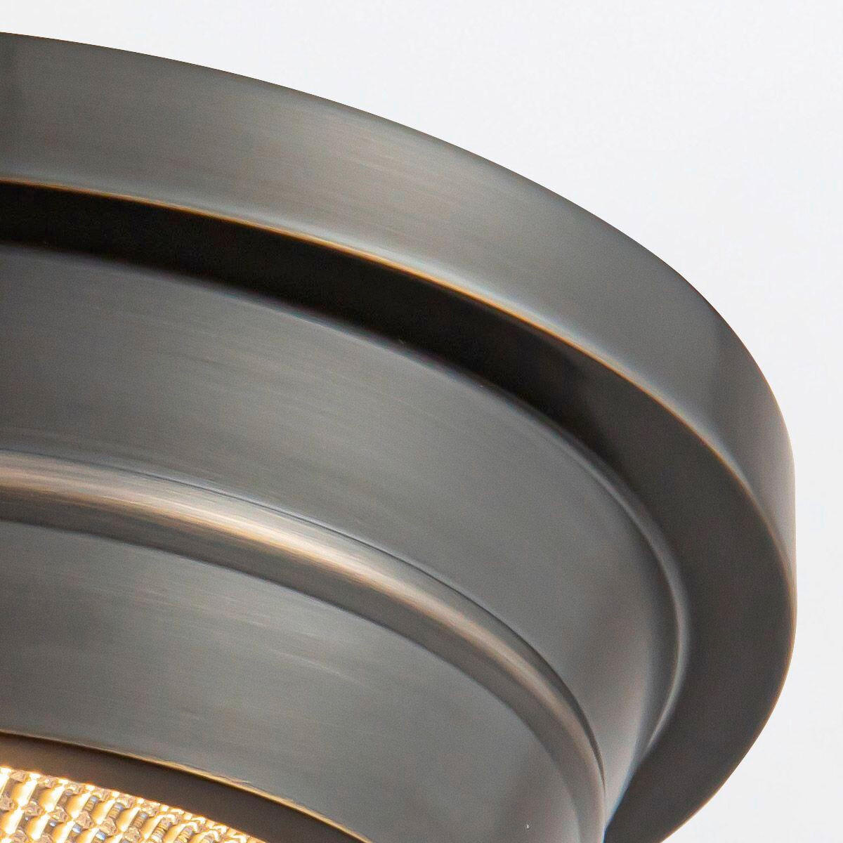 DECKENLEUCHTE Alora 25,9/12,5 cm   - Bronzefarben, KONVENTIONELL, Glas/Metall (25,9/12,5cm) - Elstead Lighting