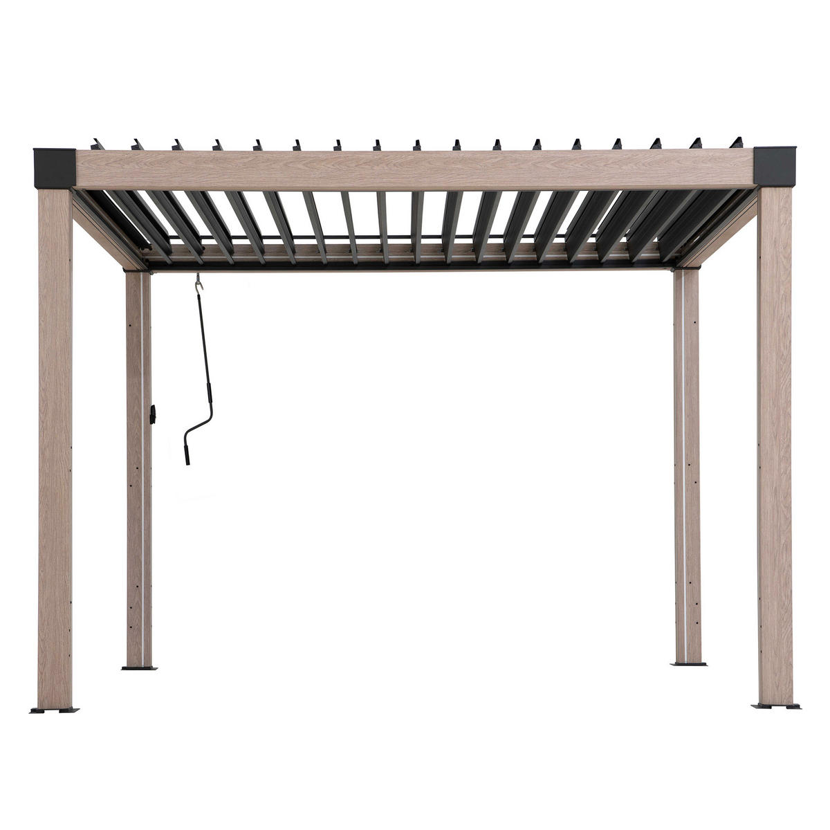PAVILLON 306/223/306 cm   - Hellbraun/Anthrazit, Basics, Metall (306/223/306cm) - Modante