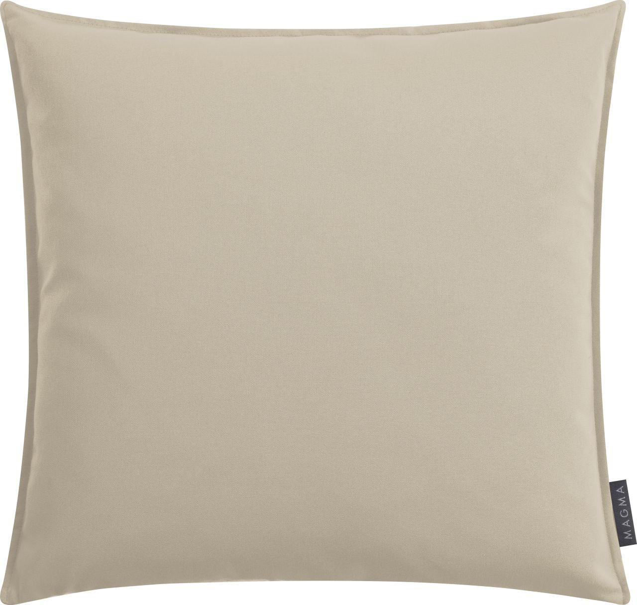 OUTDOOR-KISSENHÜLLE  Uni  - Sandfarben, Basics, Textil (50/50cm)