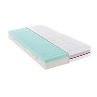 WENDEMATRATZE DuoFlex 140/200 cm H2 + H3 = mittel + fest  - Weiss, Konventionell, Textil (140/200cm) - Sembella