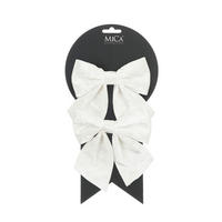 DEKORATIVNA PENTLJA - bela, Basics, tekstil (12/13/0.5cm)