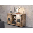 SIDEBOARD  in 145/85/45 cm  - Schwarz/Naturfarben, KONVENTIONELL, Holz/Holzwerkstoff (145/85/45cm) - Landscape