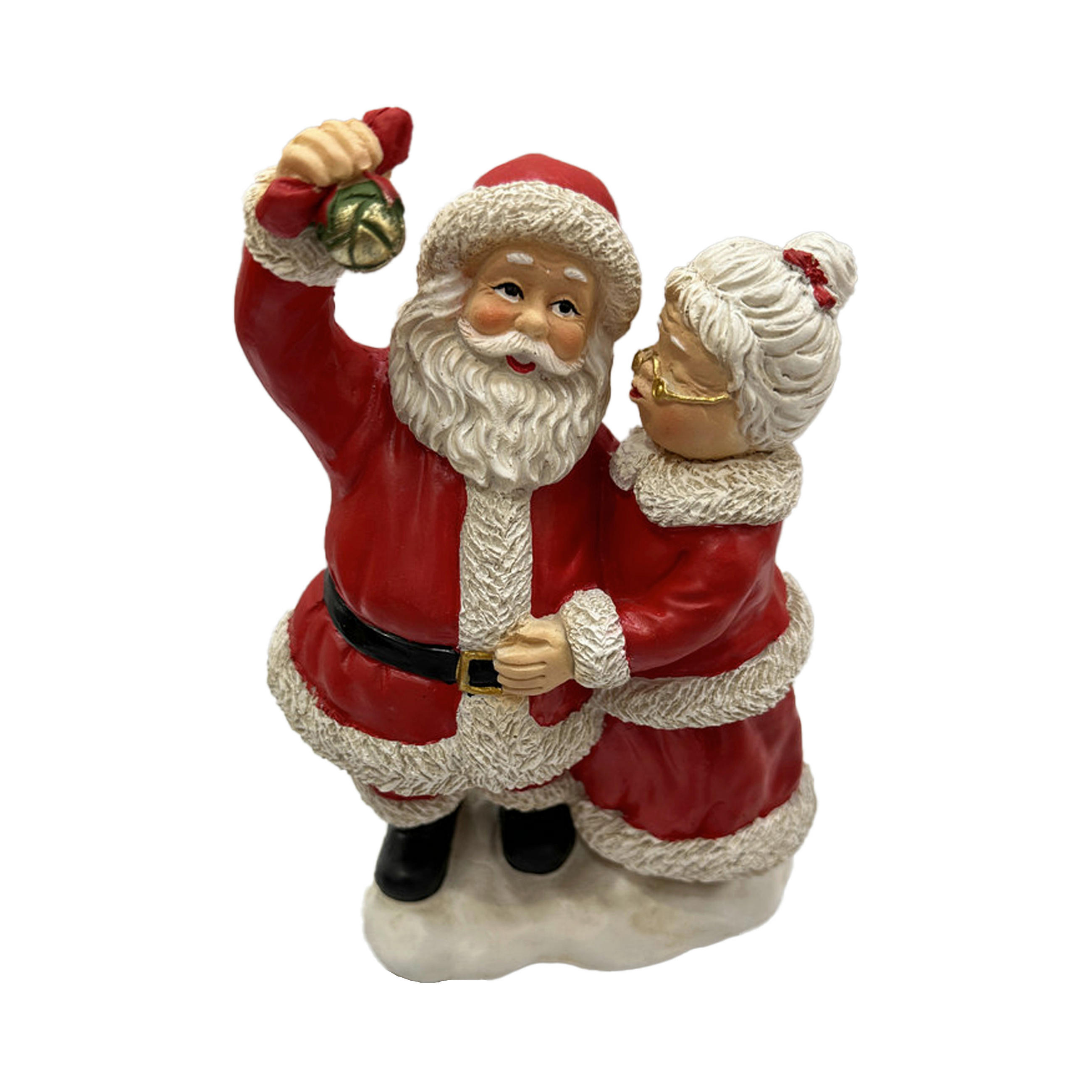 KARÁCSONYI FIGURA - fekete/piros, Lifestyle, műanyag (14/20/8cm) - X-Mas