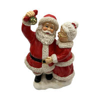 KARÁCSONYI FIGURA - fekete/piros, Lifestyle, műanyag (14/20/8cm) - X-Mas