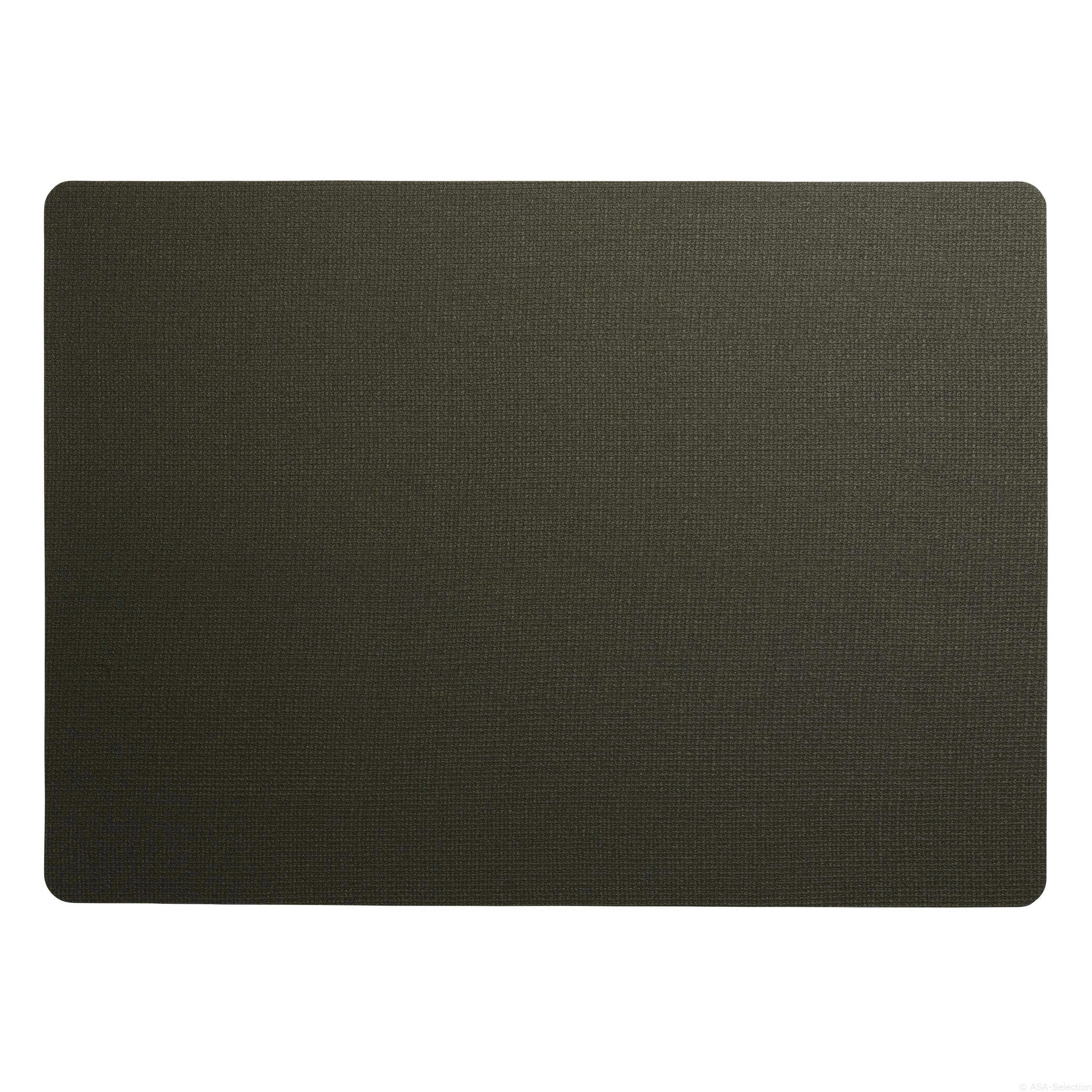 TISCHSET SISAL OPTIC PLACEMATS Kunststoff Grün 46/33 cm  - Grün, Basics, Kunststoff (46/33cm) - ASA