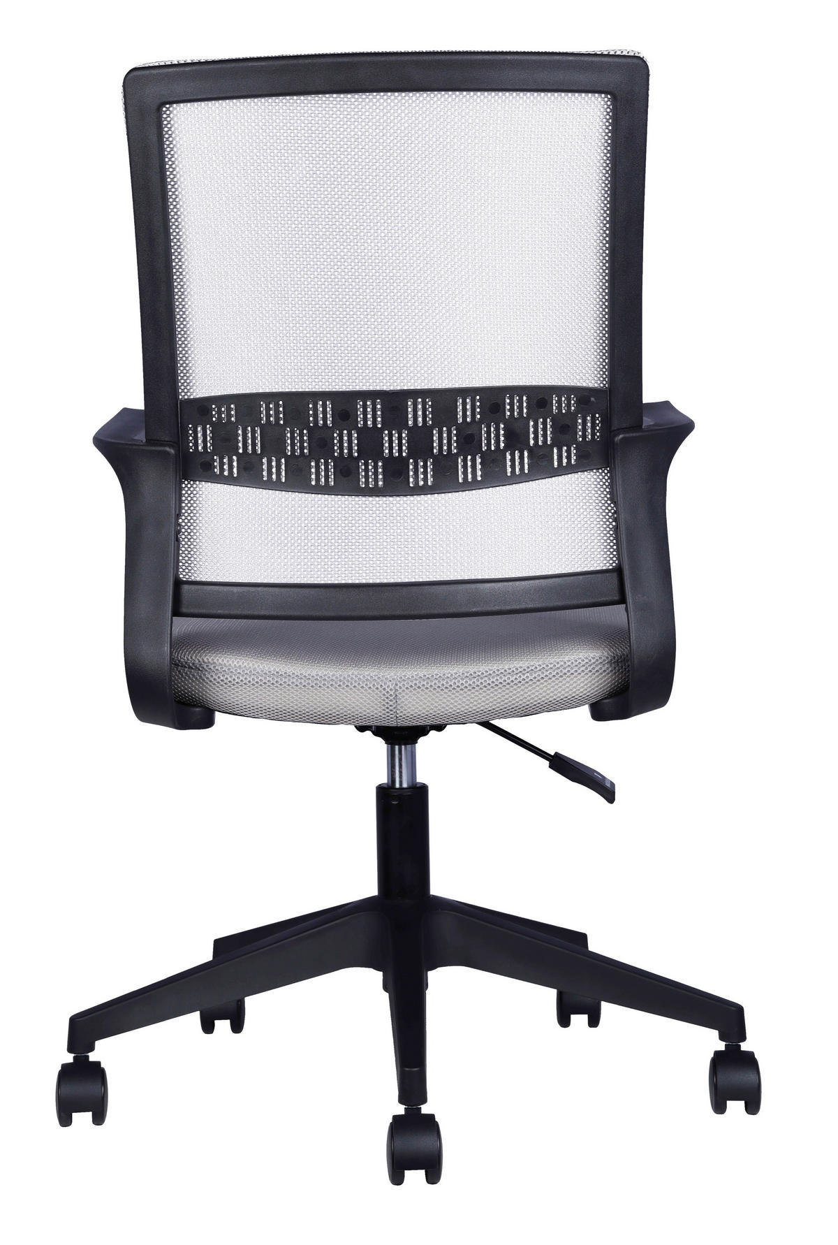 SNURRSTOL  i nätklädsel grå, svart  - svart/grå, Design, trä/textil (54/91/101/60cm) - Carryhome