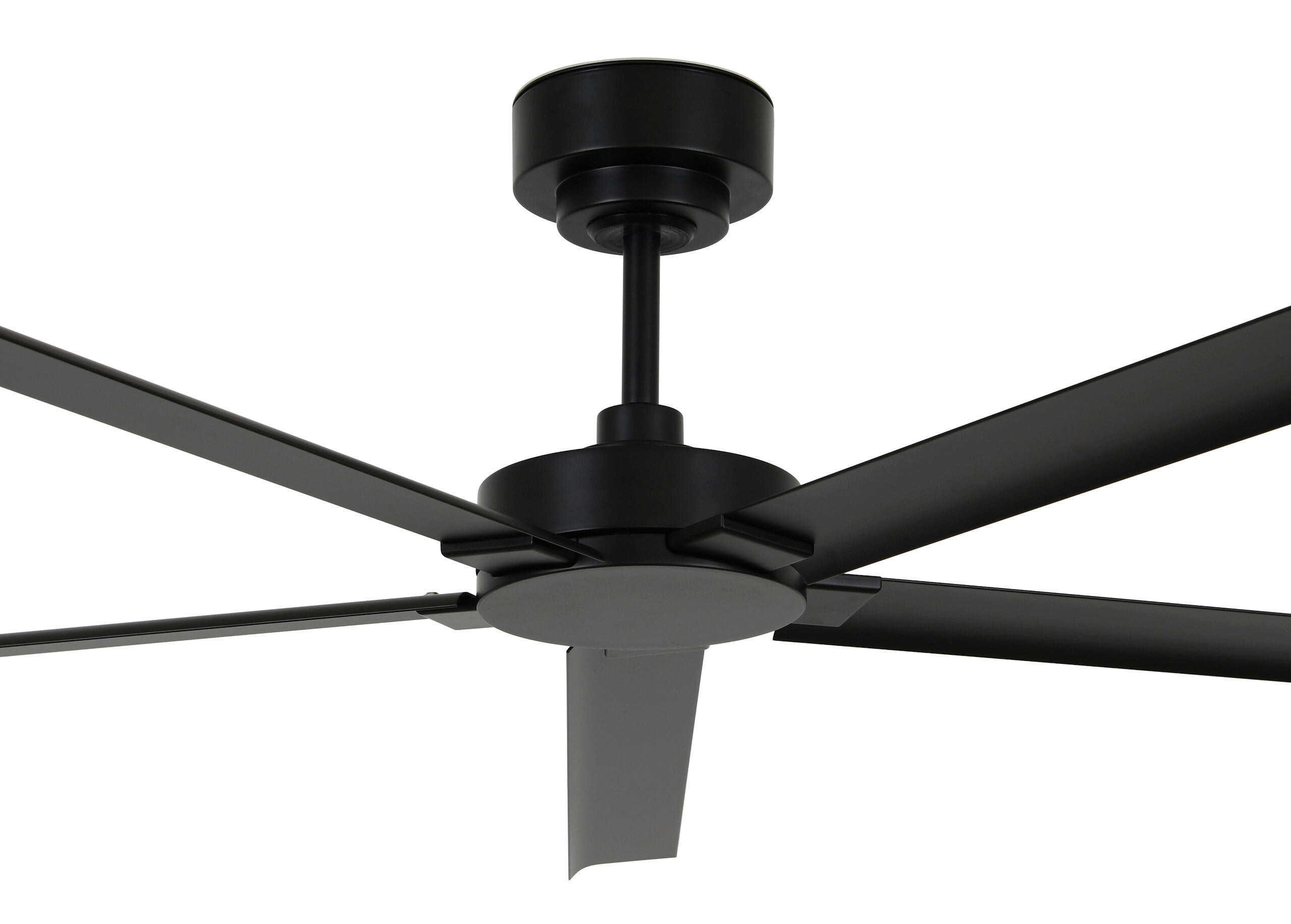 DECKENVENTILATOR Monza 152/31/152 cm   - Schwarz, Basics, Metall (152/31/152cm)