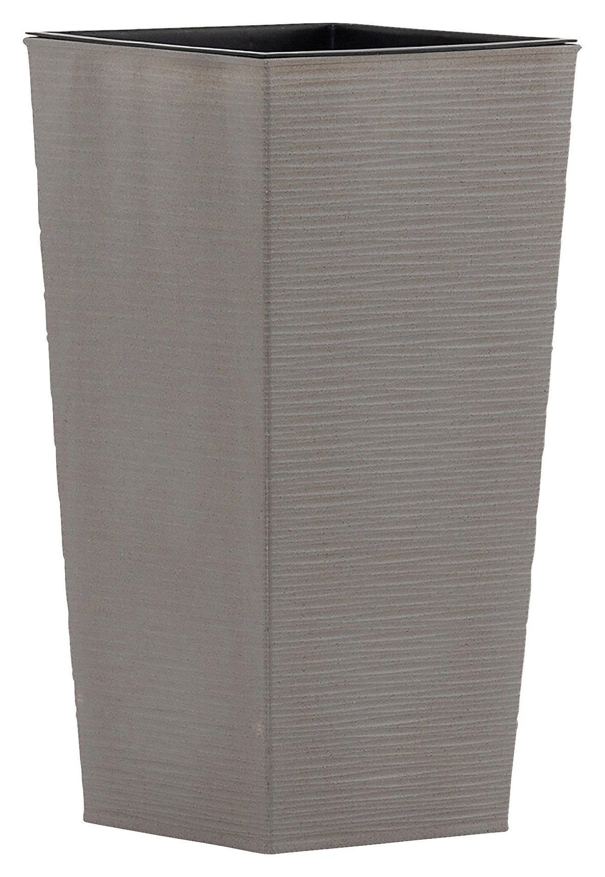 PFLANZENTOPF   - Grau, Basics, Kunststoff (30/57/30cm) - Siena Garden