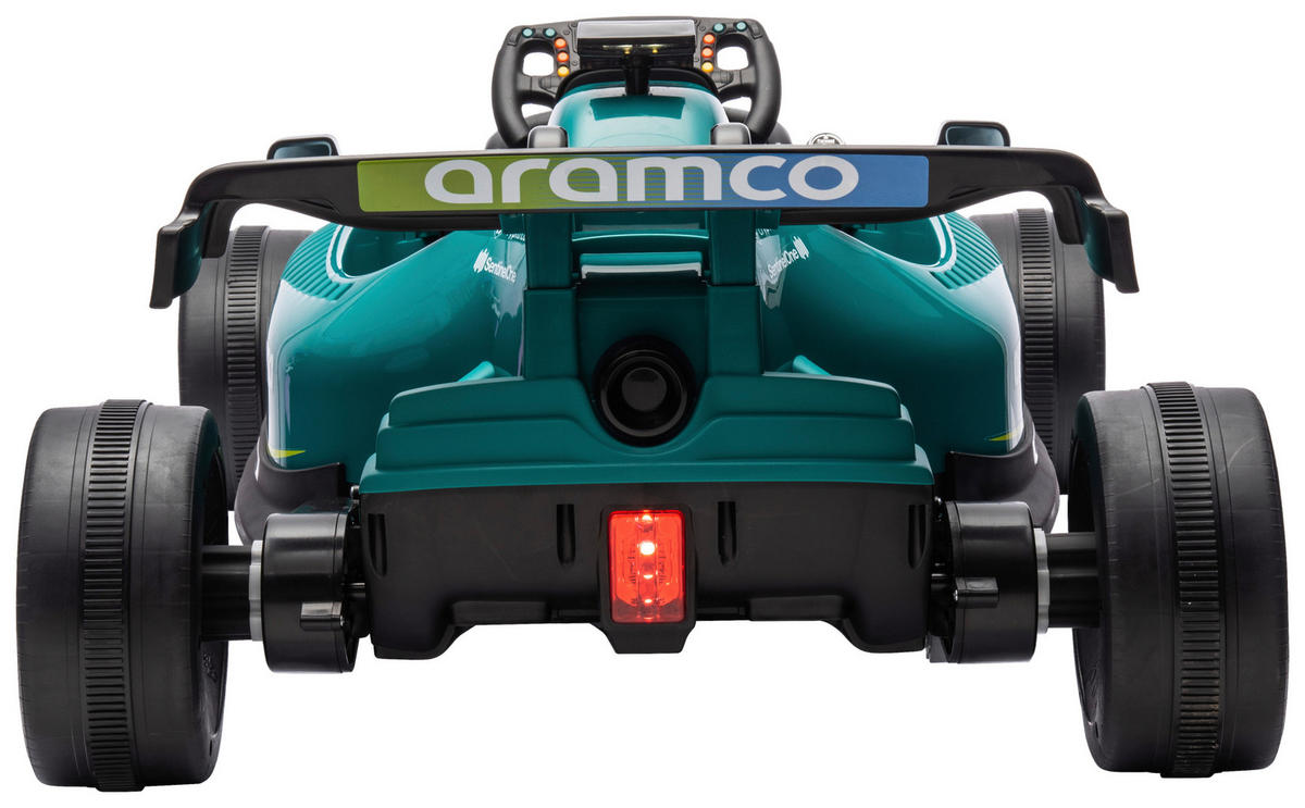 ELEKTRO-KINDERAUTO ASTON MARTIN Grün, Schwarz  - Schwarz/Grün, KONVENTIONELL, Kunststoff/Metall (137/72/44cm)