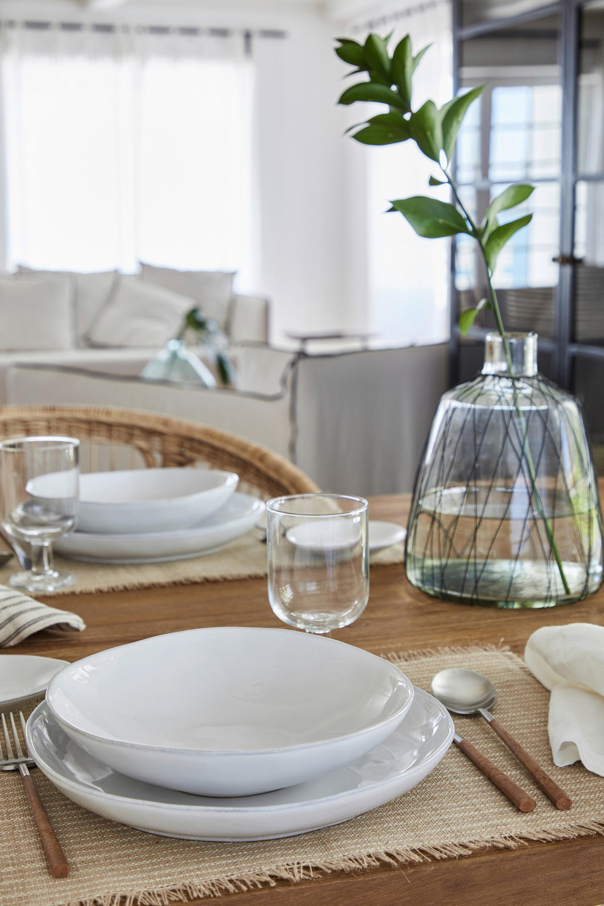 KOMBISERVICE Weiß LIVIA 12-teilig 4 Personen  - Weiß, Basics, Keramik - Costa Nova