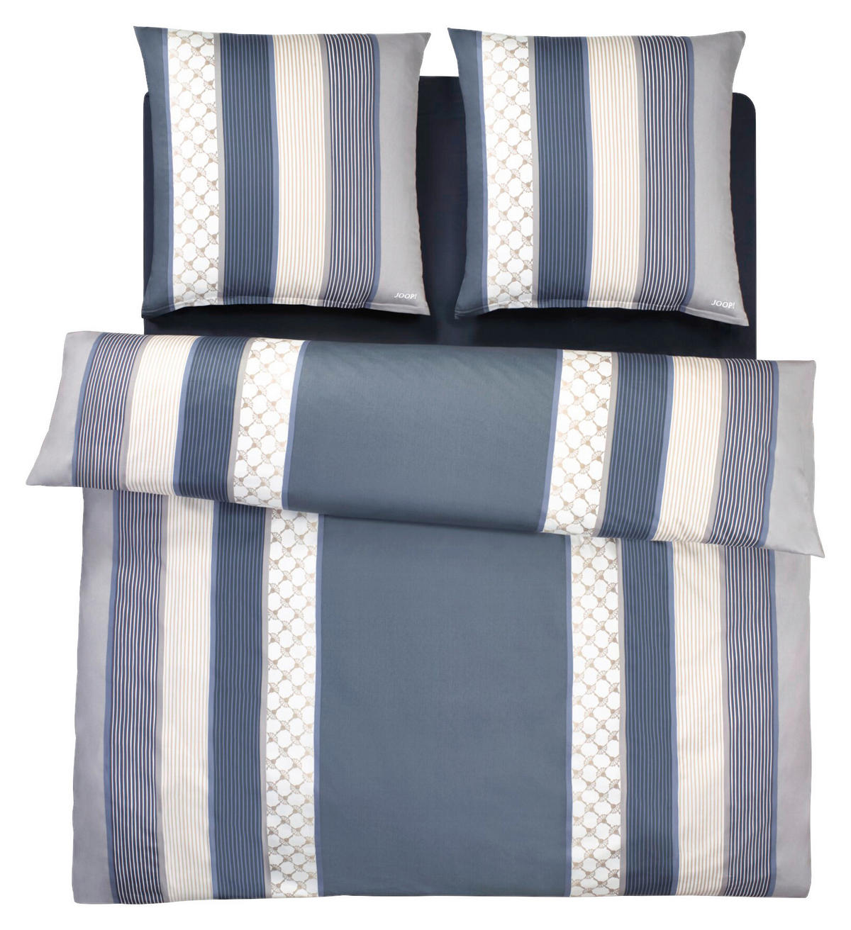 BETTWÄSCHE JOOP! 4069 200X200 Makosatin 200/200 cm  - Anthrazit/Grau, Design, Textil (200/200cm) - Joop!