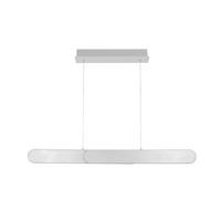 ZÁVĚSNÉ LED SVÍTIDLO, 115/7,5/150 cm - barvy stříbra, Design, kov (115/7,5/150cm) - Dieter Knoll