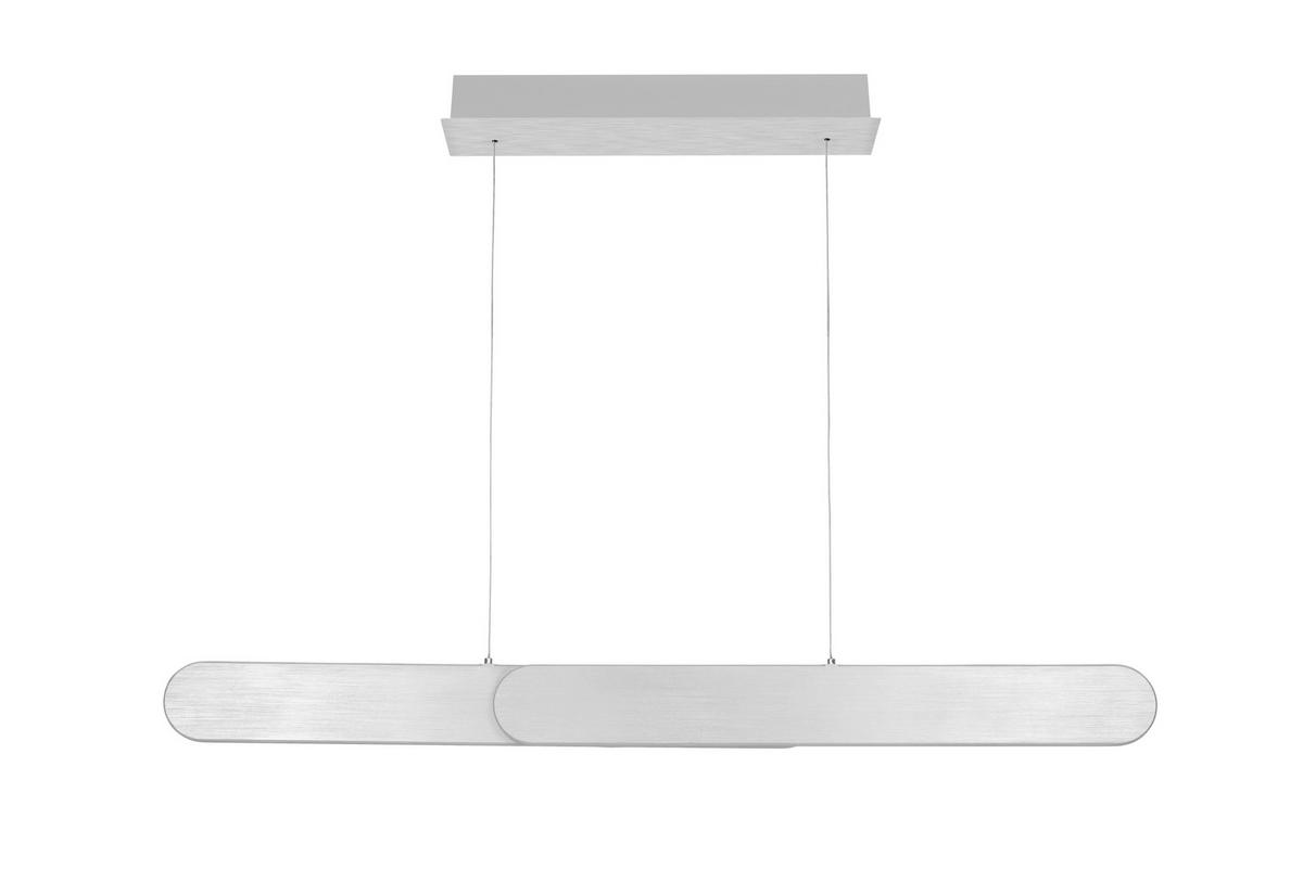 ZÁVĚSNÉ LED SVÍTIDLO, 115/7,5/150 cm - barvy stříbra, Design, kov (115/7,5/150cm) - Dieter Knoll