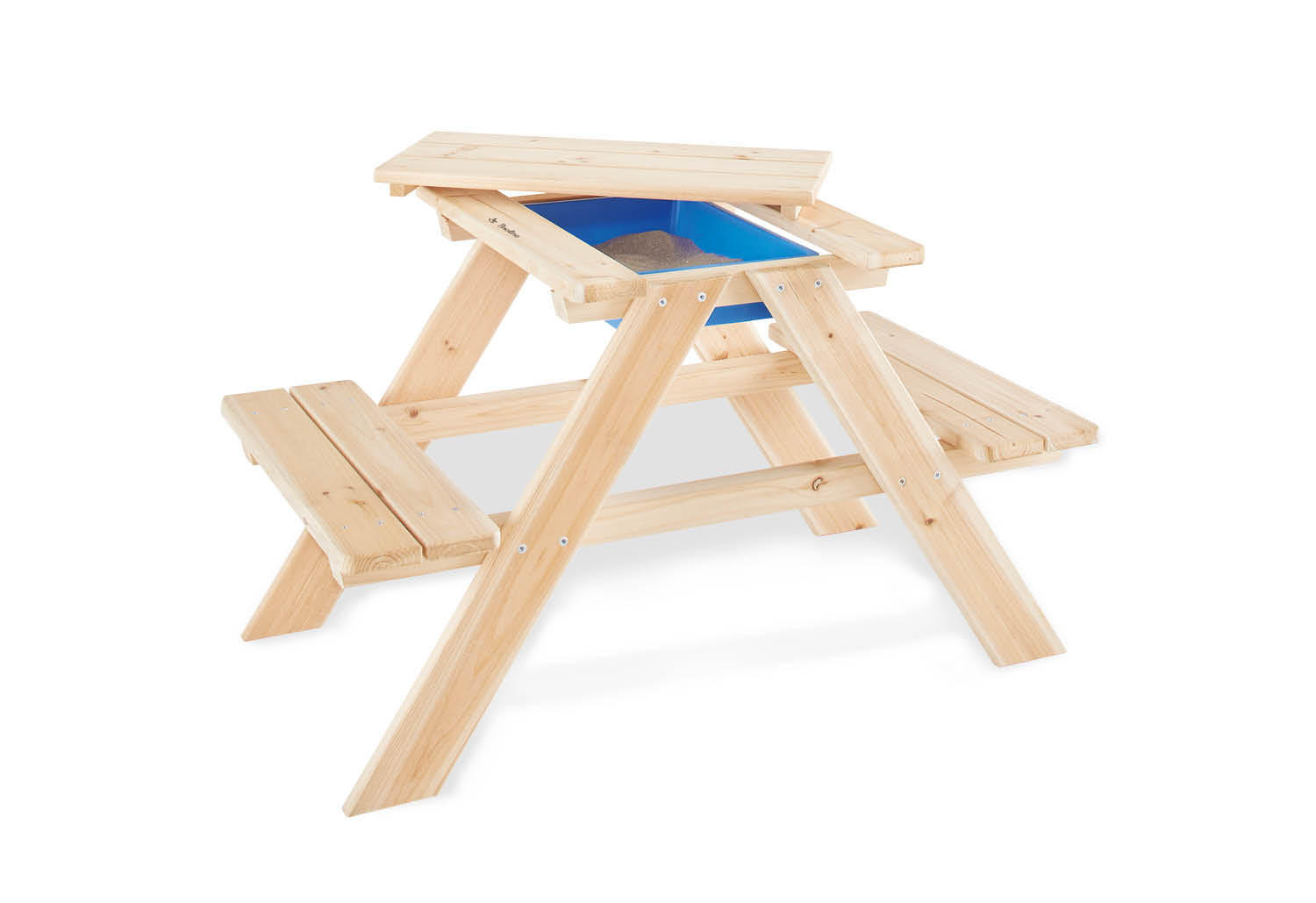 KINDERSITZGRUPPE Nicki für 4  - Naturfarben, Basics, Holz (51/51/79cm) - Pinolino