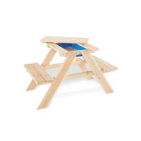 KINDERSITZGRUPPE Nicki für 4  - Naturfarben, Basics, Holz (51/51/79cm) - Pinolino