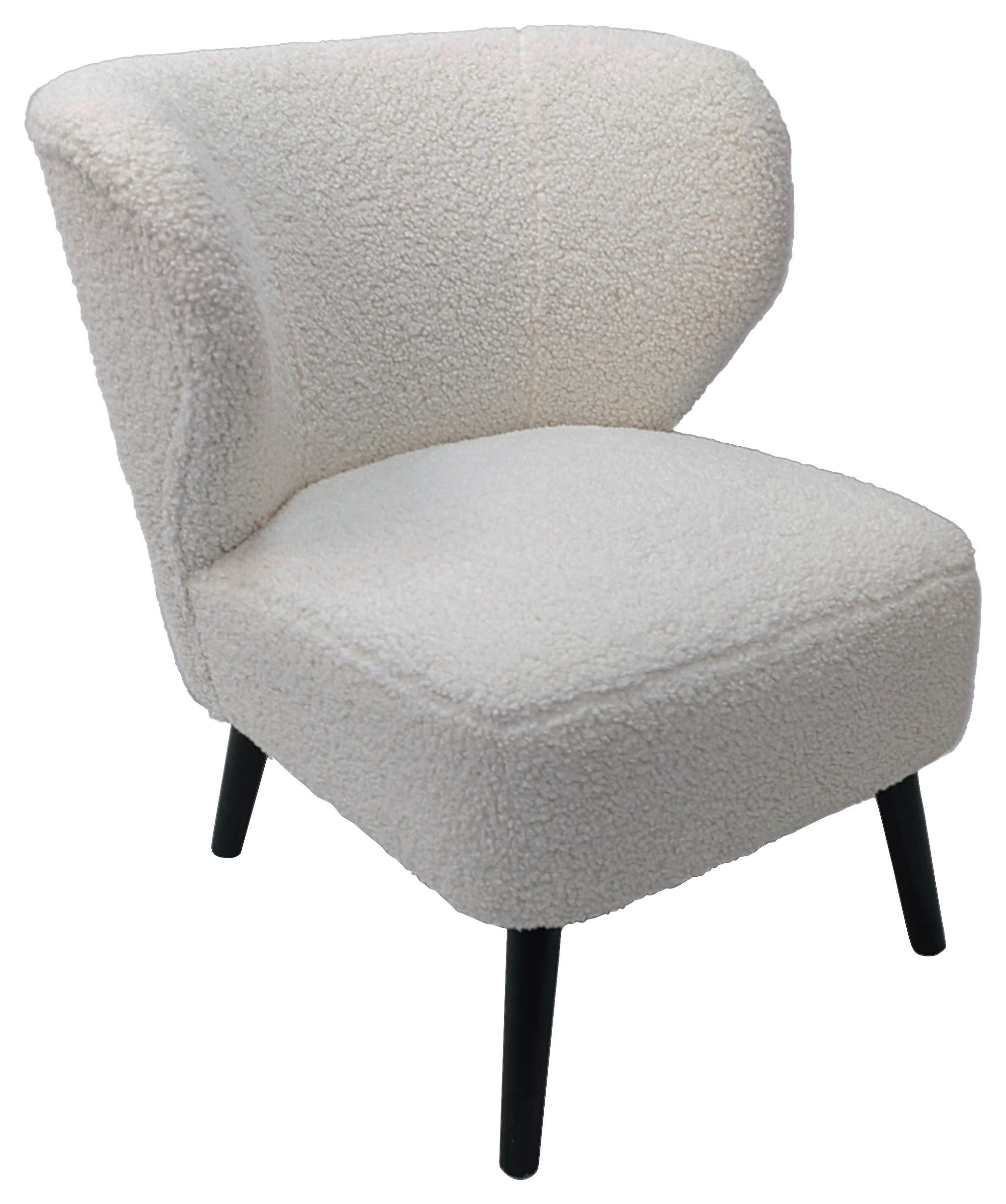FOTEL - fekete/fehér, Design, textil/fa (67/79/72cm) - Carryhome