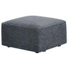 SOFAELEMENT Fleece Dunkelgrau  - Dunkelgrau/Schwarz, Design, Holz/Kunststoff (70/42/70cm) - Livetastic