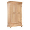 GARDEROBENSCHRANK 110/192/58 cm  - Fichtefarben/Schwarz, LIFESTYLE, Holz/Metall (110/192/58cm) - Landscape