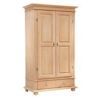 GARDEROBENSCHRANK 110/192/58 cm  - Fichtefarben/Schwarz, LIFESTYLE, Holz/Metall (110/192/58cm) - Landscape