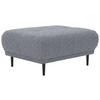 HOCKER in Textil Dunkelgrau  - Dunkelgrau/Schwarz, Design, Holz/Textil (93/45/77cm) - Stylife