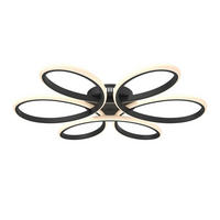 LED SVJETILJKA STROPNA Matar  - crna, Design, metal/plastika (70/10cm) - Novel