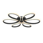 LED-DECKENLEUCHTE Matar 70/10 cm  - Schwarz, Design, Kunststoff/Metall (70/10cm) - Novel