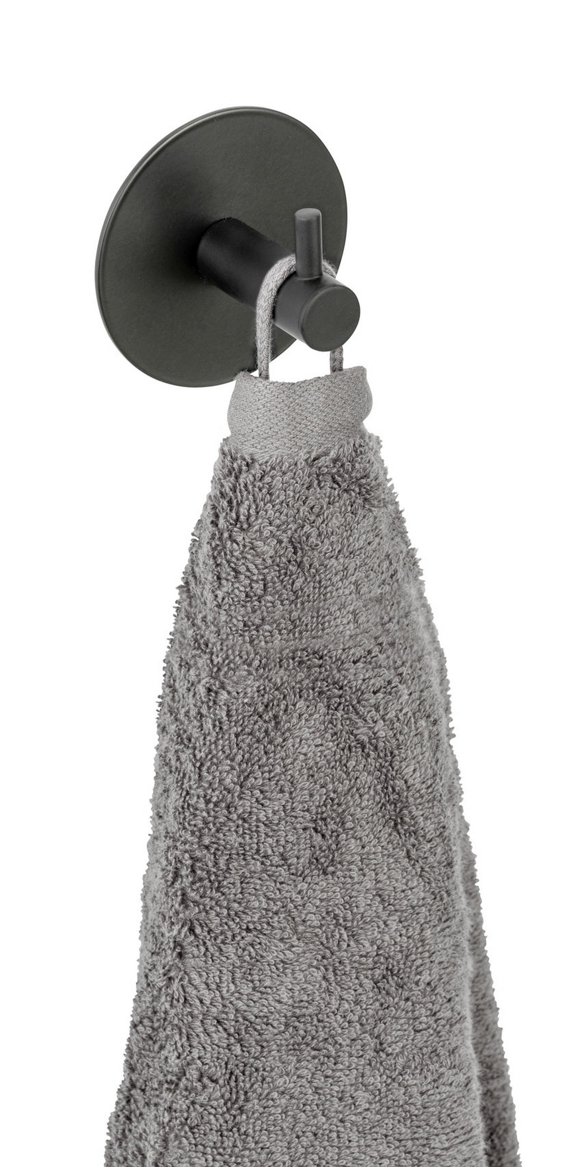 HAKEN  in Schwarz  - Schwarz, KONVENTIONELL, Metall (7/7/5cm) - Schöner Wohnen