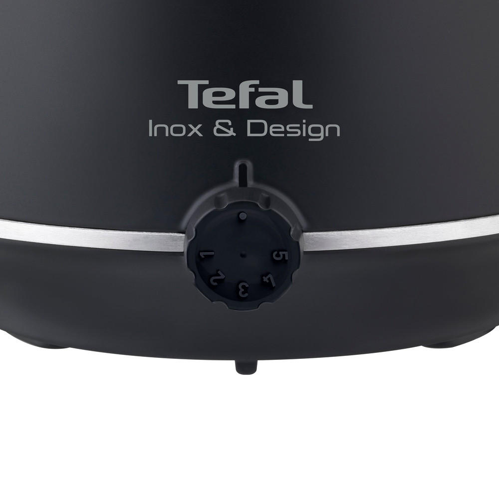 FONDUESET  - svart, Design, metall/plast (23,5/20,3/24,9cm) - Tefal