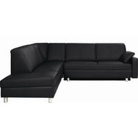 ECKSOFA in Echtleder Grau  217/268 cm  - Alufarben/Grau, KONVENTIONELL, Leder/Metall (217/268cm) - Sedda